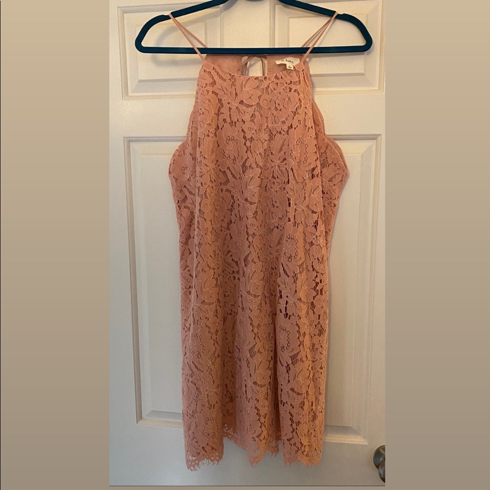 Le Kate Spaghetti Strap dress, Rose, Size L